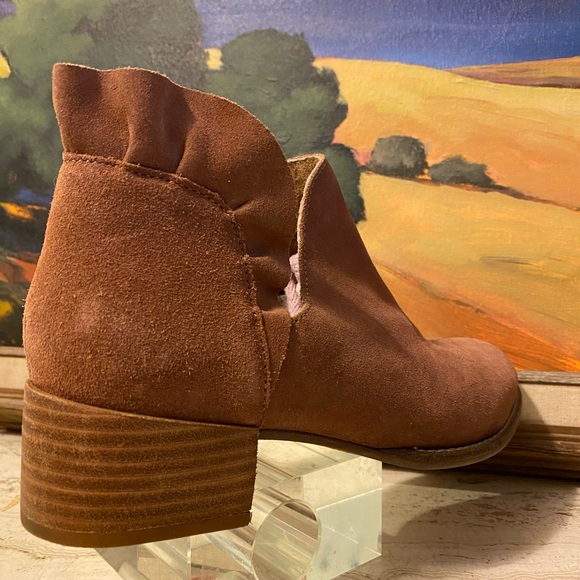 Anthropologie Seychelles yummy brown 100% leather booties - Picture 5 of 13